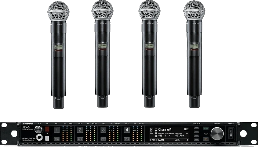 Microfonia shure axient digital